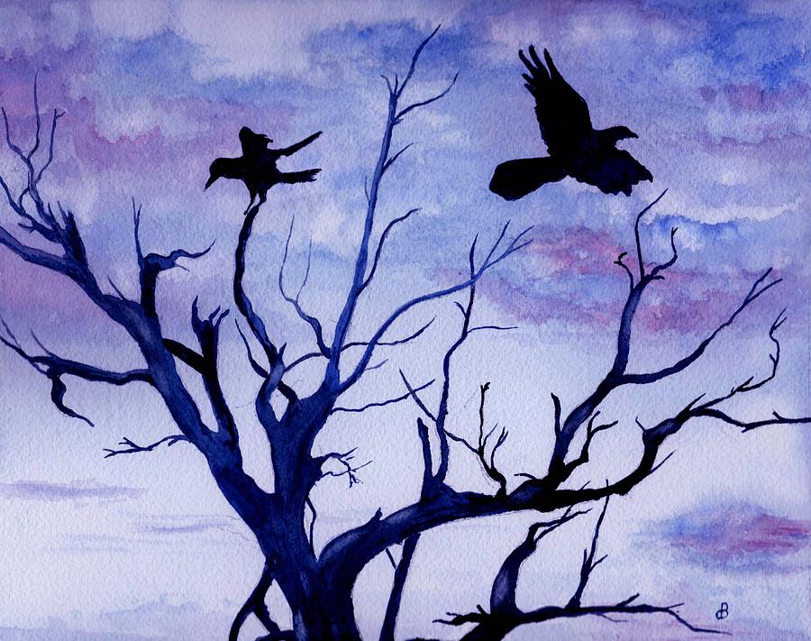 Twilight Flight Painting by Brenda Owen