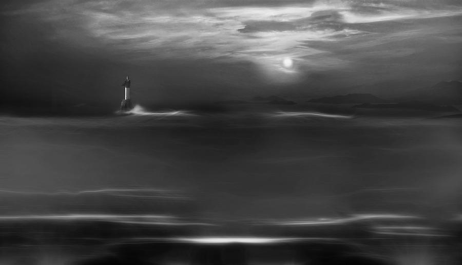 Twilight Moon  #1 Photograph by John Poon