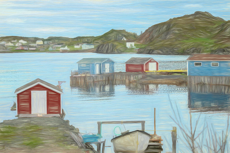 Twillingate Fishing Stages by Glenn Springer Twillingate Fishing Stages by Glenn Springer