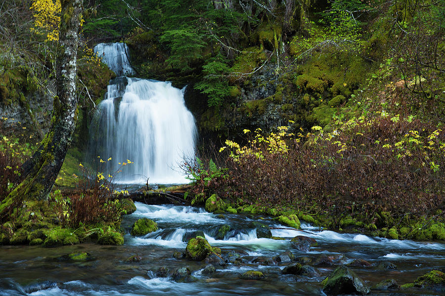 Twin Falls Photograph by George Herbert - Fine Art America