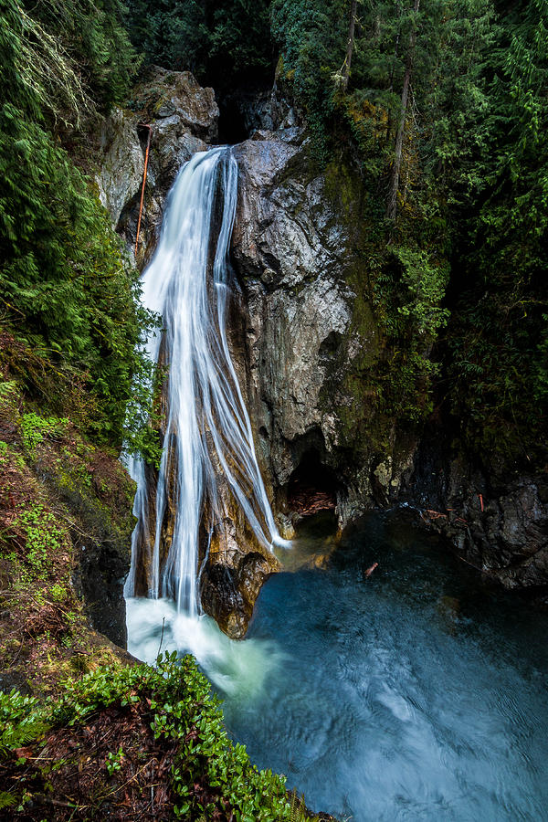 Waterfall Photograph - Twin Falls 2 by Ryan McGinnis Waterfall Photograph - Twin Falls 2 by Ryan McGinnis