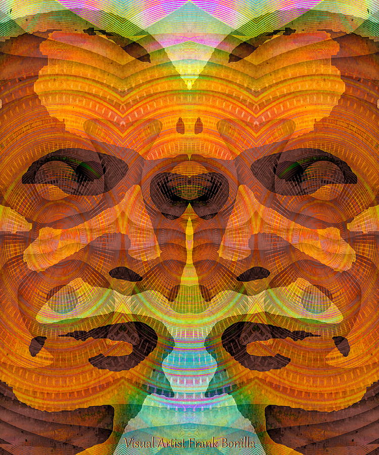 Two-Faced #2 Digital Art by Frank Bonilla