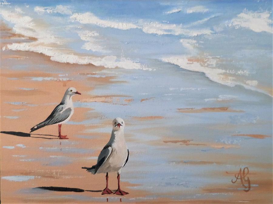 Twos company #2 Painting by Anne Gardner