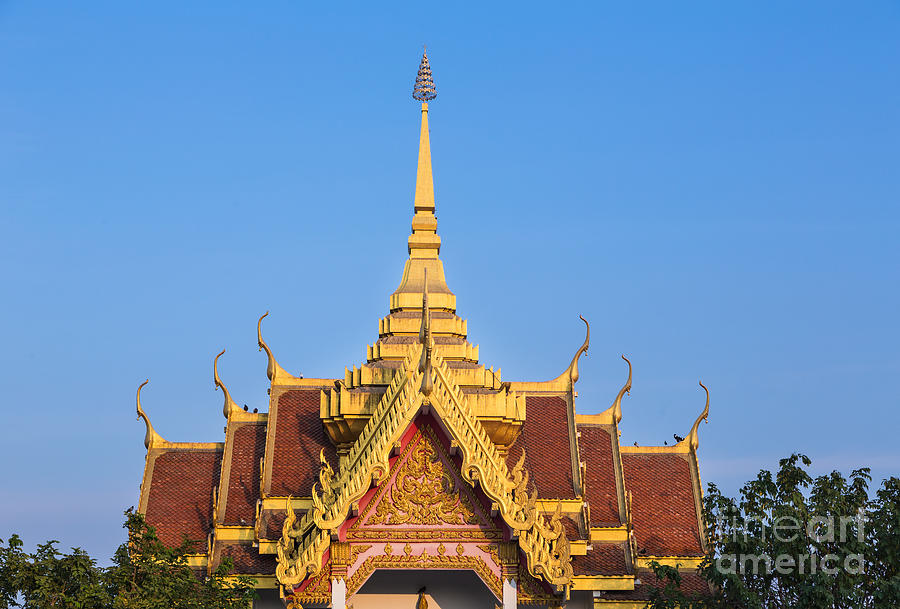 Ubon Ratchatani temple #1 Photograph by Didier Marti