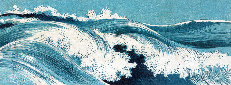 Uehara: Ocean Waves #1 Photograph by Granger