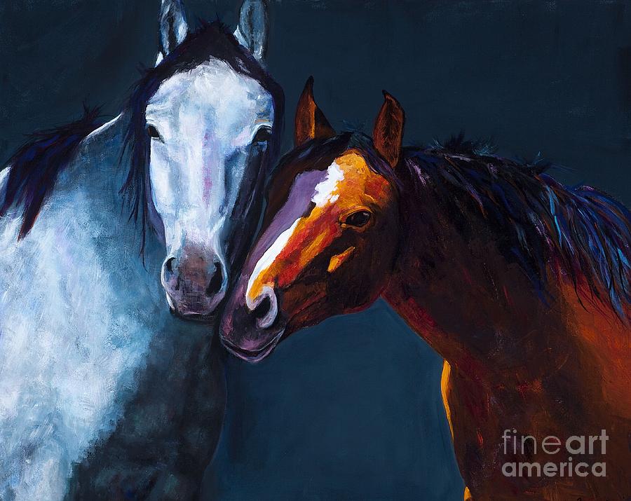Unbridled Love Painting by Frances Marino