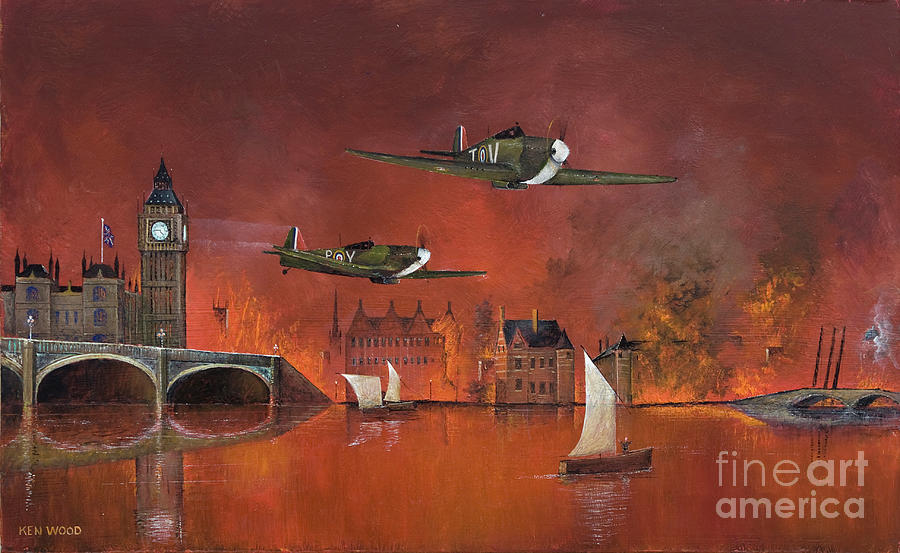 Undefeated, London, England Painting by Ken Wood