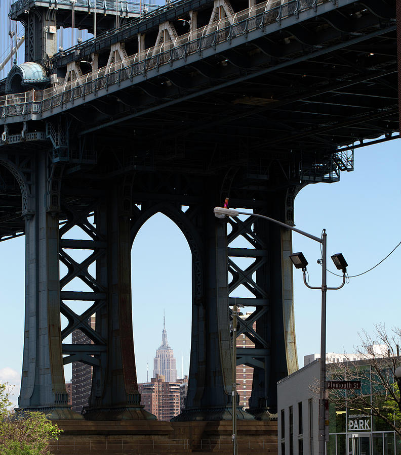 Under the Manhattan Bridge 6 #1 Photograph by John Hoey