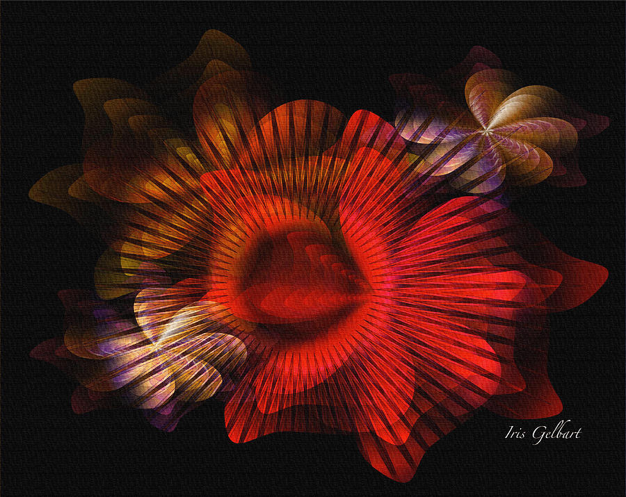 Underwater Floral #1 Digital Art by Iris Gelbart