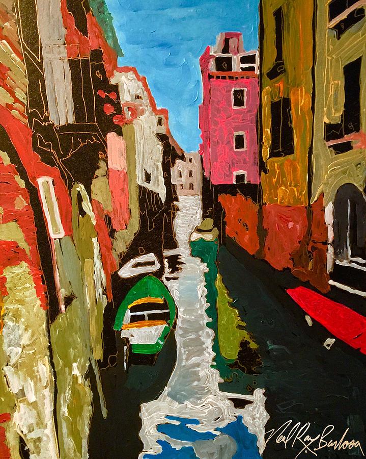 Unfinished Venice Italy  #2 Painting by Neal Barbosa