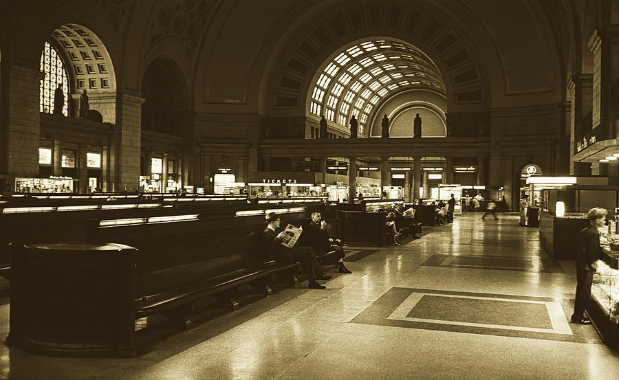 Union Station, Washington DC 1963 #1 Photograph by Mountain Dreams