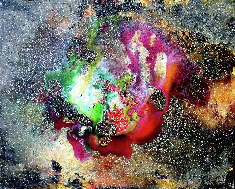 Universe #1 Painting by Lisa Lipsett