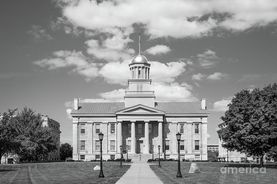 Hawkeye Photograph - University of Iowa Old Capital #1 by University Icons