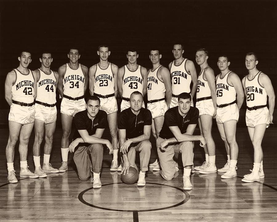 University Of Michigan Basketball Team 196061 Photograph by Mountain