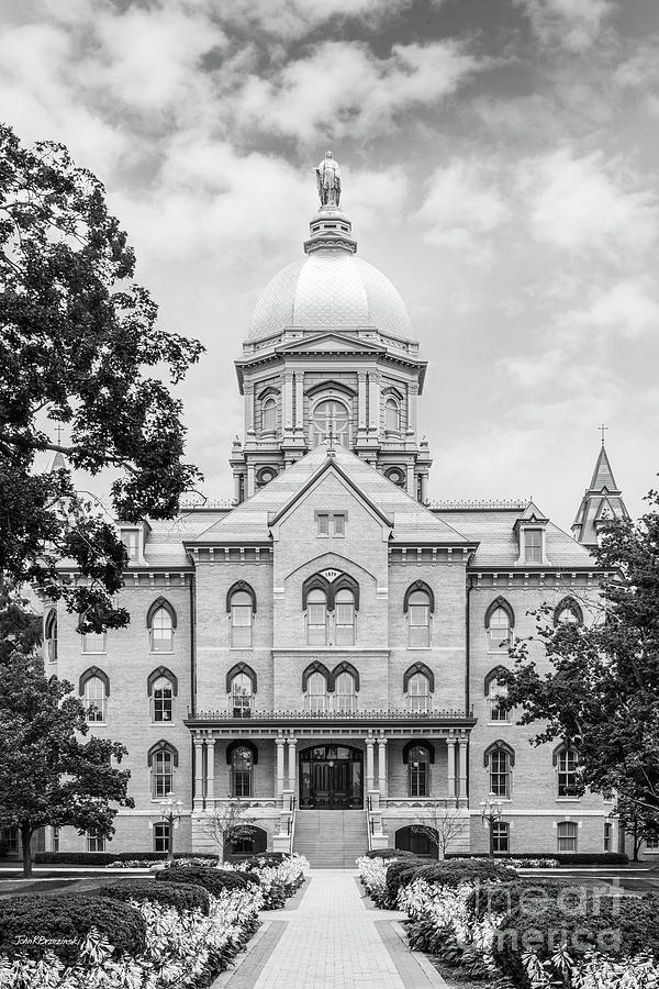 University Of Notre Dame Photograph - University of Notre Dame Main Building #1 by University Icons