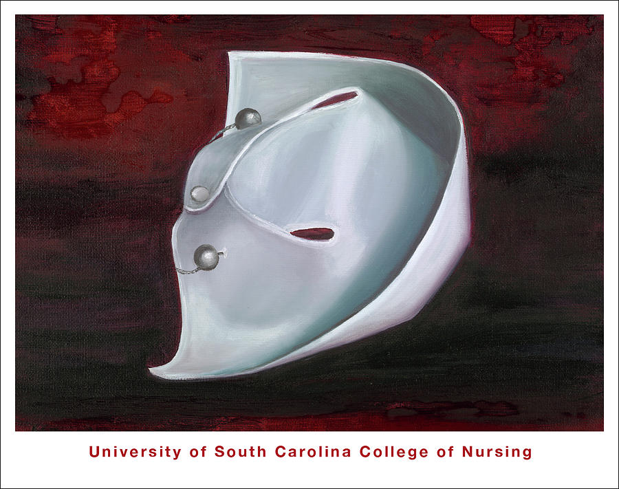 University Of South Carolina Painting - University of South Carolina College of Nursing #1 by Marlyn Boyd