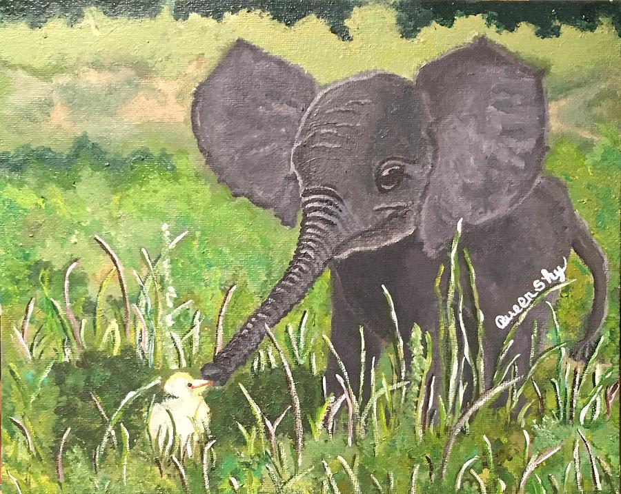 Unlikely Friends Painting by Queen Gardner