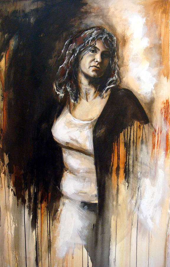 Portrait Painting - Untitled #1 by Leyla Munteanu