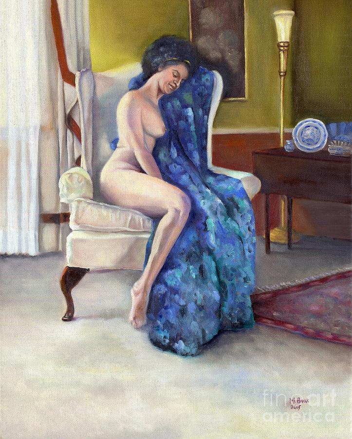 Portrait Painting - Untitled Nude by Marlene Book