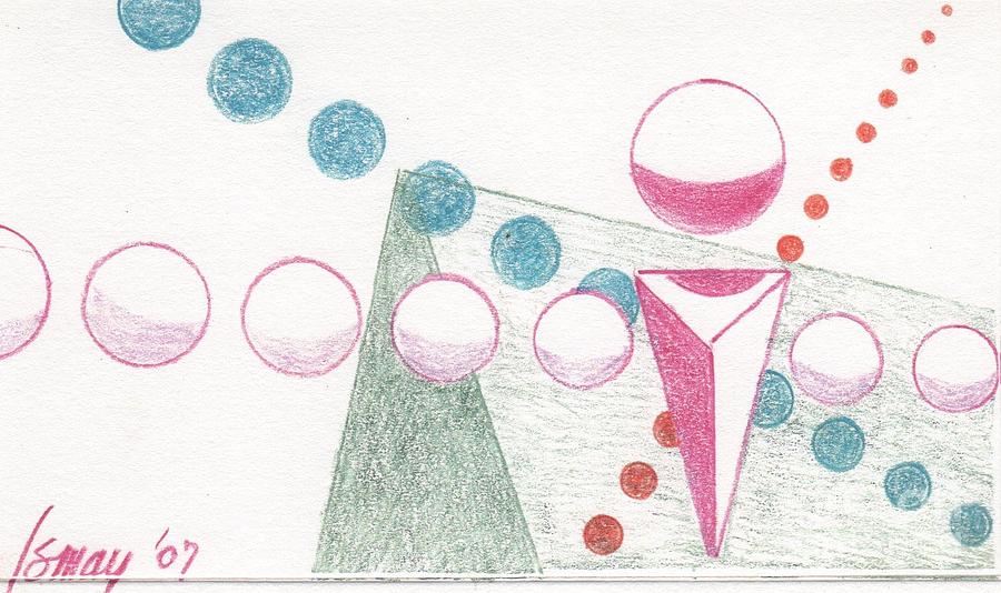 Orbs Drawing - Still Motion by Rod Ismay