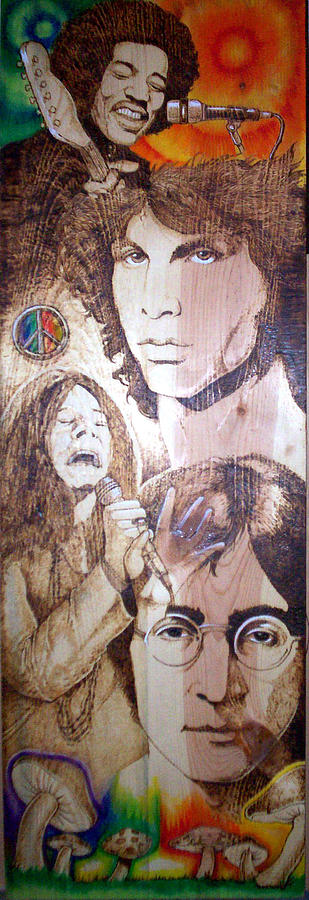Pyrography Mixed Media - Untitled 1 by William Burton Jr Pyrography Mixed Media - Untitled 1 by William Burton Jr
