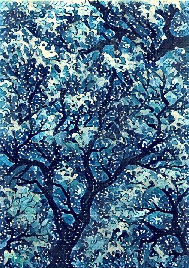 Up in the tree tops #1 Painting by Megan Walsh