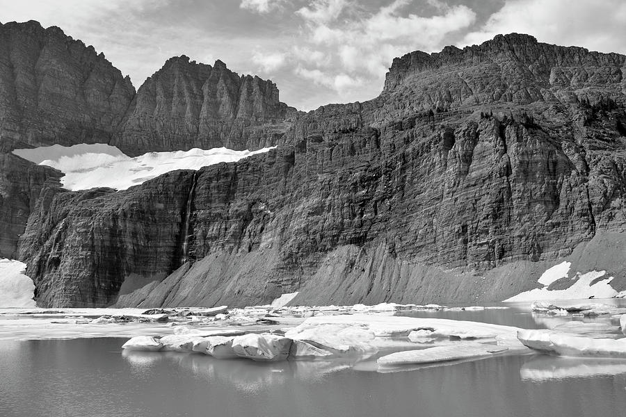 Upper Grinnell Lake with Icebergs #4 Photograph by Bruce Gourley