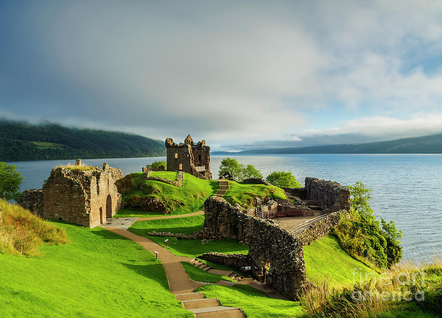 Urquhart Castle and Loch Ness, Scotland #1 Photograph by Karol ...