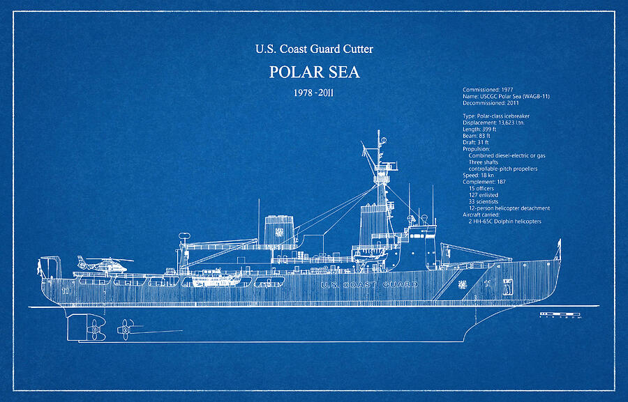 U.S. Coast Guard Cutter Polar Sea Digital Art by StockPhotosArt Com ...