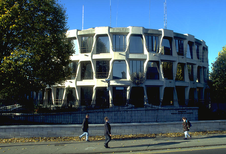 U.s. Embassy In Dublin Photograph By Carl Purcell - Pixels