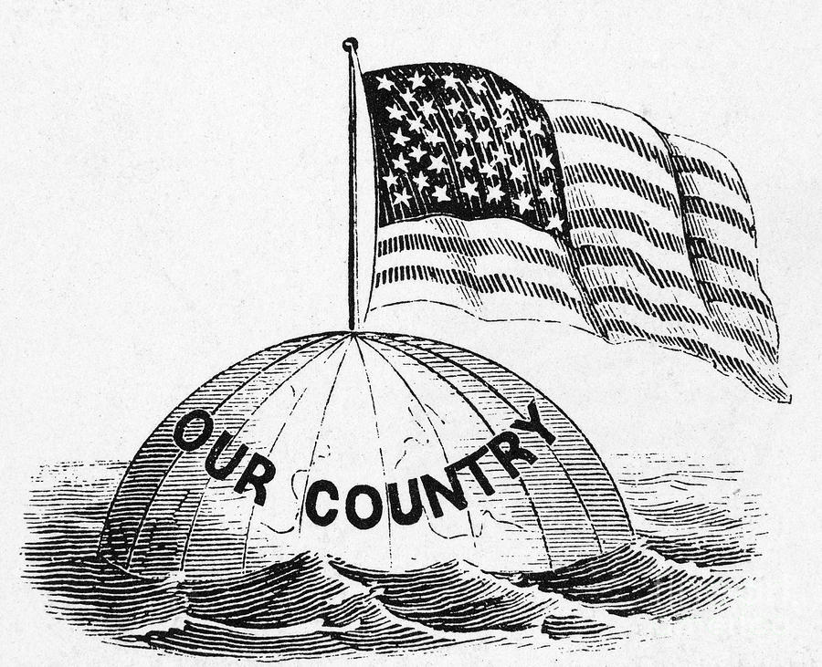 U.S. FLAG, 19th CENTURY #1 Photograph by Granger