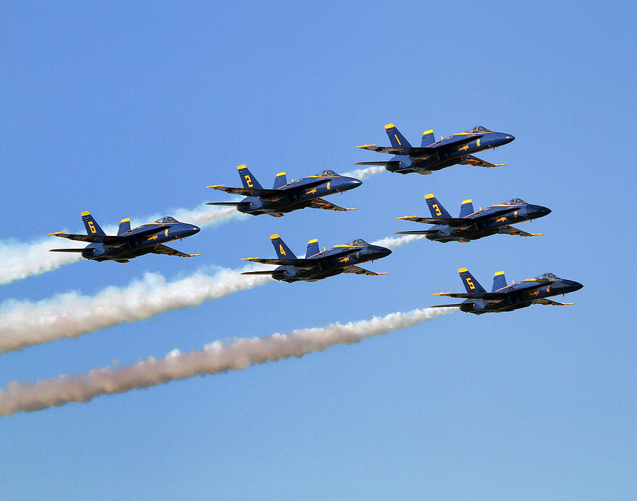 US Navy Blue Angels #1 Photograph by John Freidenberg