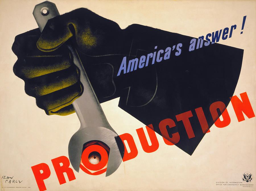 U.s. World War II Poster.  #1 Painting by Granger