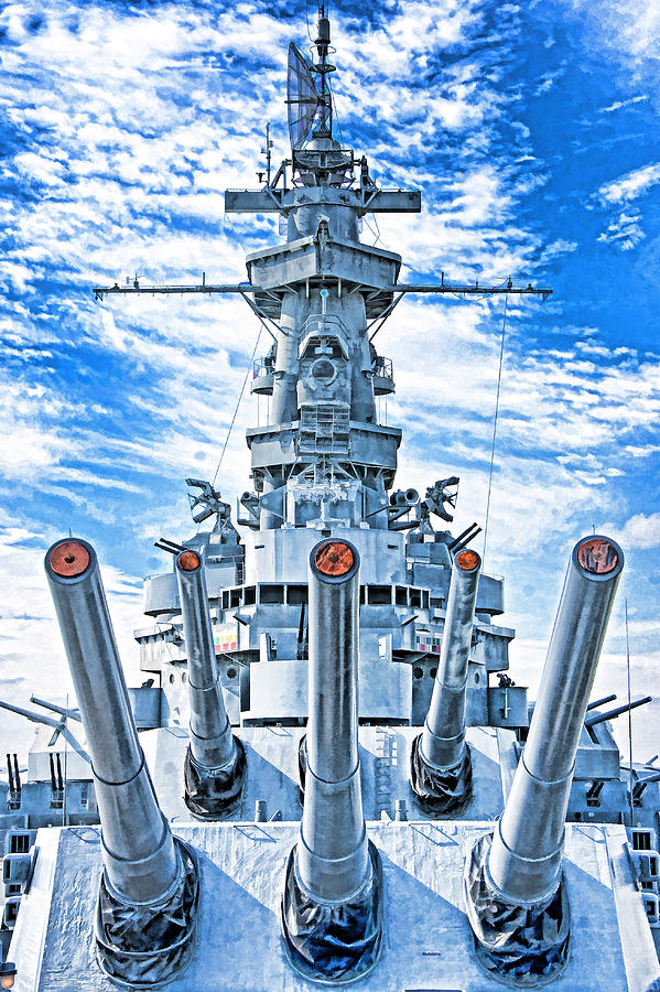 USS Alabama #1 Photograph by Dennis Cox