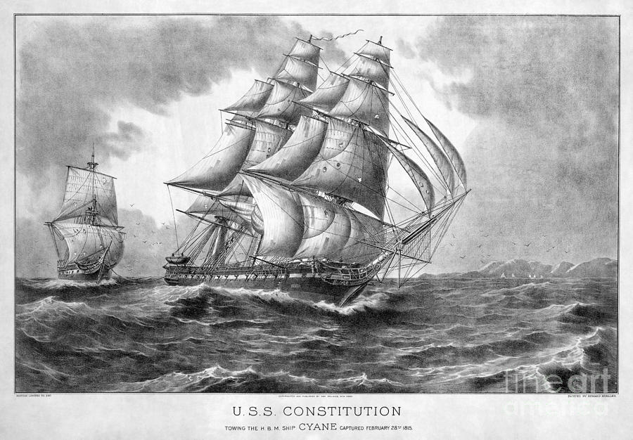 Uss Constitution, 1815 #1 Photograph by Granger
