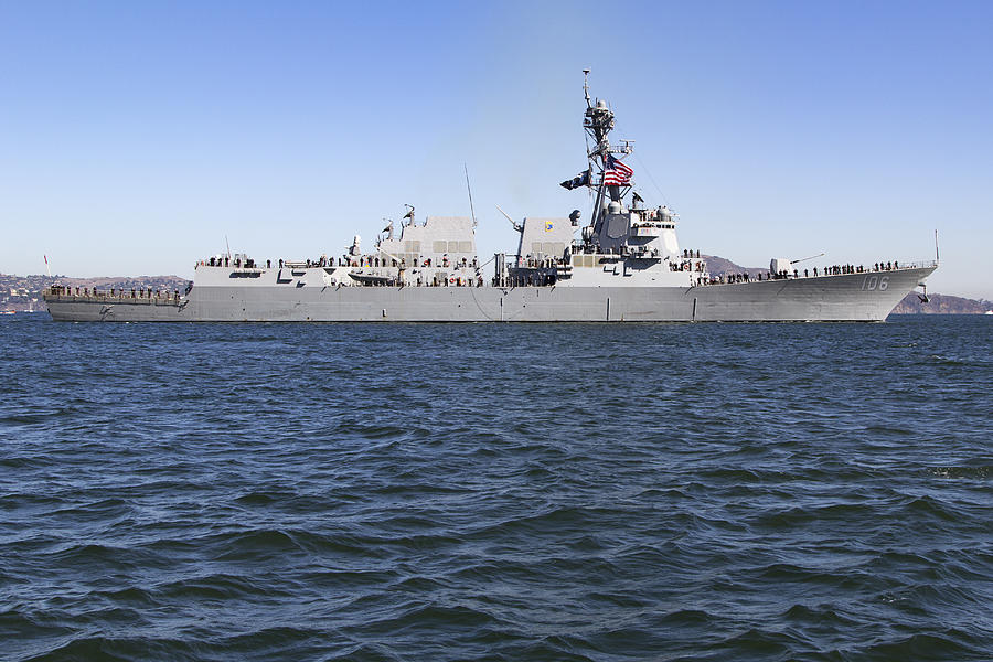USS Stockdale DDG 106 #1 Photograph by Rick Pisio