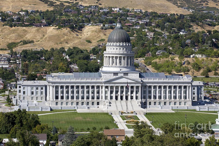 Utah State Capitol in Salt Lake City #1 Photograph by Anthony Totah