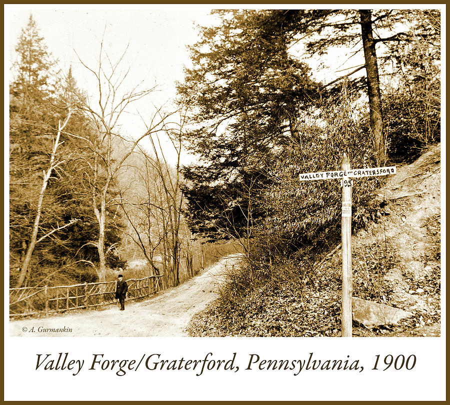 Valley Forge, Pennsylvania, 1900 #1 Photograph by A Macarthur Gurmankin