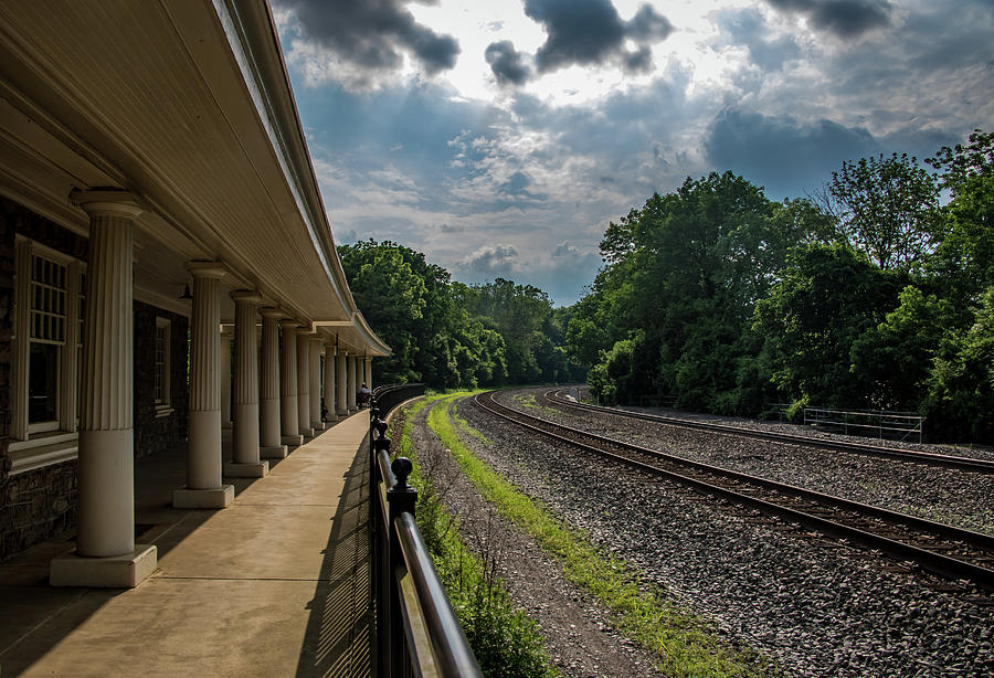 Valley Forge Train Station  #1 Photograph by Howard Roberts