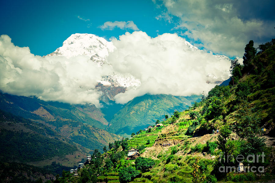 Valley Himalayas mountain NEPAL #1 Photograph by Raimond Klavins