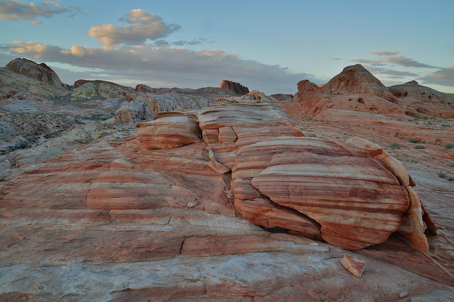 Valley of Fire after Sunset #1 Photograph by Ray Mathis
