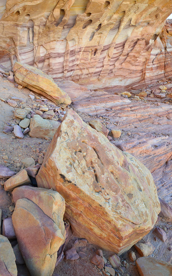 Valley of Fire Cove #1 Photograph by Ray Mathis