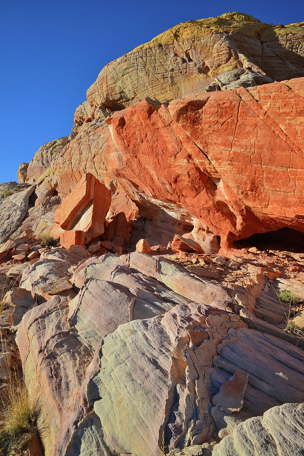 Valley Of Fire Sandstone At Sunset Photograph
