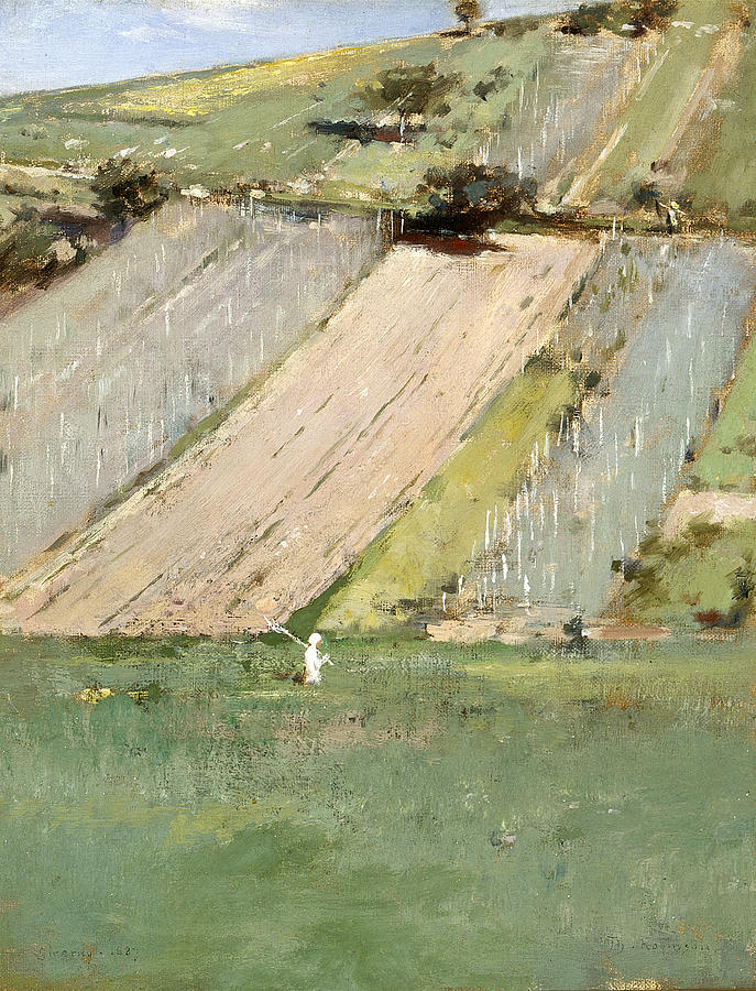 Valley of the Seine Giverny #2 Painting by Theodore Robinson
