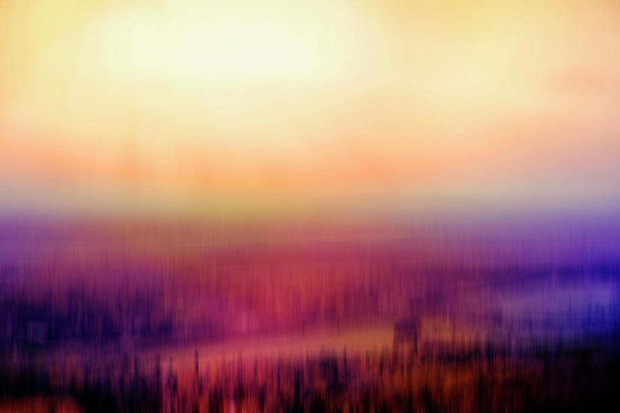 Mountain Photograph - Valley Sunrise In Georgia Abstract by Skip Nall