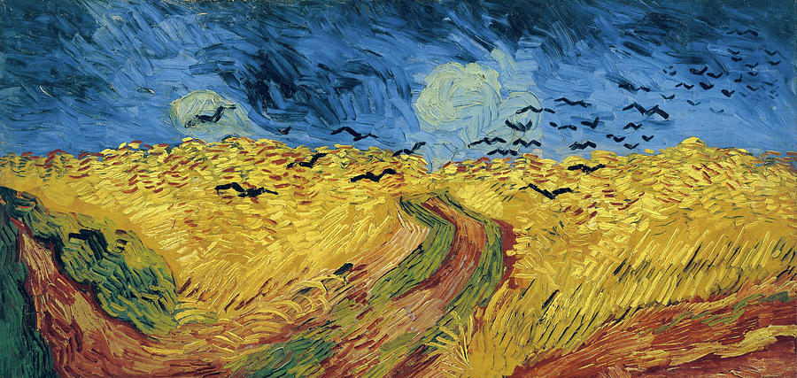 Vincent Van Gogh Painting - Van Gogh Wheatfield with Crows #1 by Vincent van Gogh