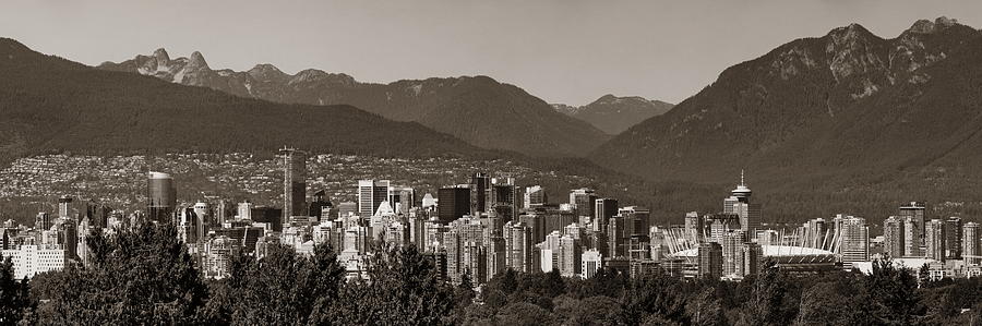 Vancouver in mountains #1 Photograph by Songquan Deng