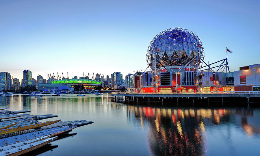 Vancouver Science World  Museum Photograph by Alex Lyubar