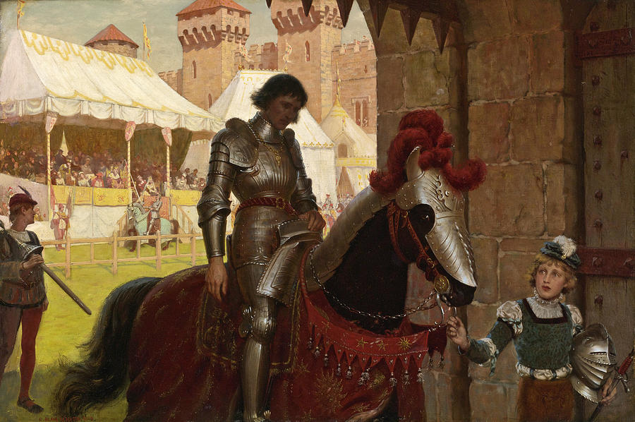 Vanquished #2 Painting by Edmund Blair Leighton