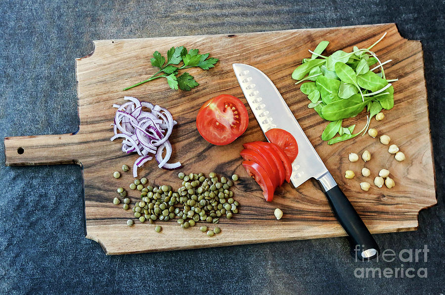 Vegetables On A Cutting Board #1 by Ps-i